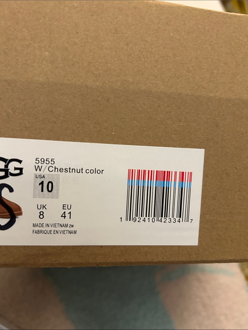 UGG Chestnut Suede Cozy Slip-On Mules NIB. Size 41 ($149 on Ugg website) NIB - Picture 10 of 14